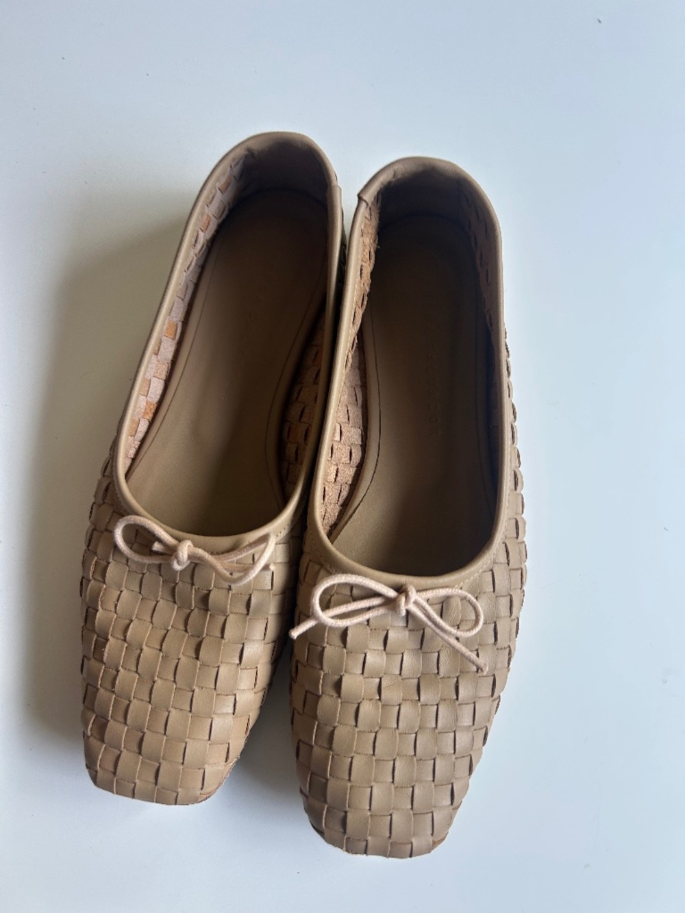 Freda Salvador Woven Leather Flats- Jada- Size 8